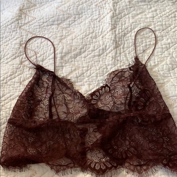 Urban Outfitters Other - UO lace bra with button clasp in back